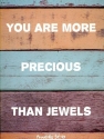 Productafbeelding Kaart you are more precious than jewels