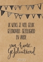 Productafbeelding Wenskaart Van harte gefeliciteerd