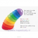 Productafbeelding Kinderkaart regenbogen