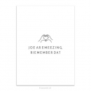 Productafbeelding Joe ar emeezing riemember dat