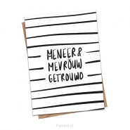 Productafbeelding Meneer & mevrouw getrouwd