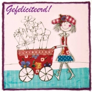 Productafbeelding Ek + envelop gefeliciteerd met wagen