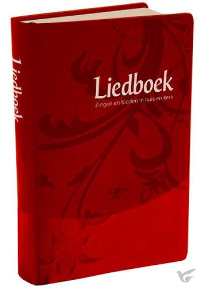 Productafbeelding: voorkant van Liedboek koker rood softcover goudsnede