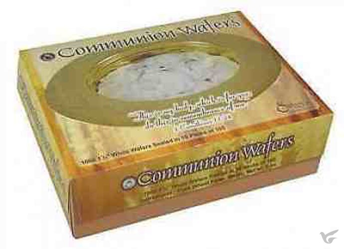 Productafbeelding: voorkant van Round communion bread wafer (1000 pcs)