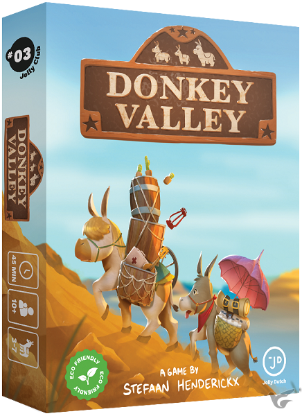 Productafbeelding: voorkant van Donkey Valley (kaartspel)