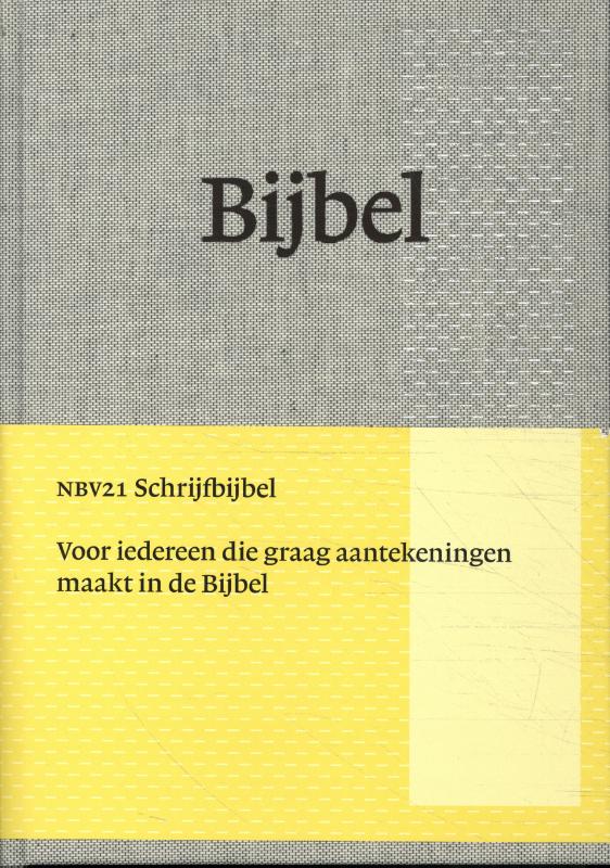 Productafbeelding: voorkant van Bijbel NBV21 Schrijfbijbel