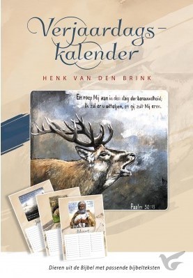 Productafbeelding: voorkant van Verjaardagskalender dieren met bijbeltek